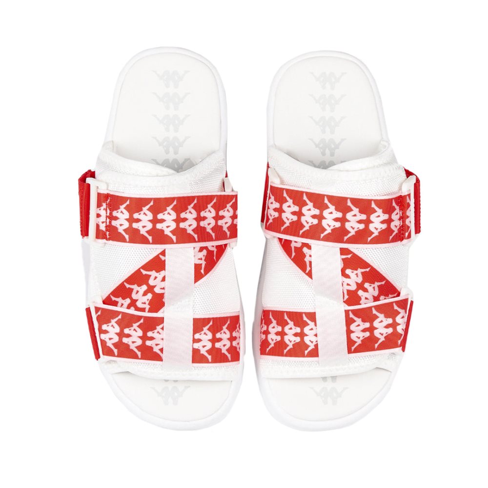 Sandalias Kappa 222 Banda Mitel 1 Blancos Rojos | 40139-FVGO