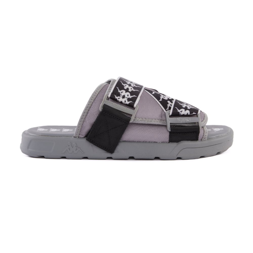 Sandalias Kappa 222 Banda Mitel 1 Grises Negros Blancos | 63071-SCPB