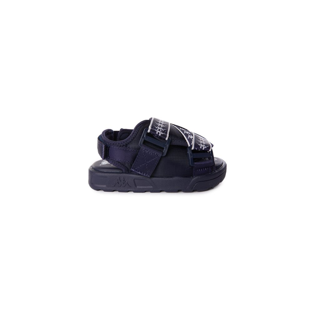 Sandalias Kappa 222 Banda Mitel 2 Kids Azul Marino Blancos | 85631-GUNY