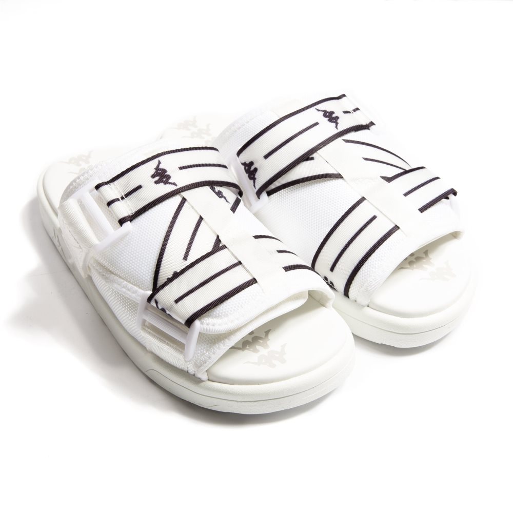 Sandalias Kappa Authentic Jpn Mitel Blancos Negros | 47520-QOPR