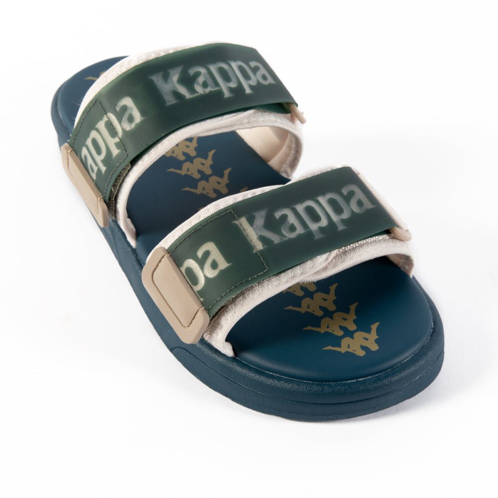 Sandalias Kappa Authentic Sirci Azul Marino Verdes Oscuro | 16980-FEMK