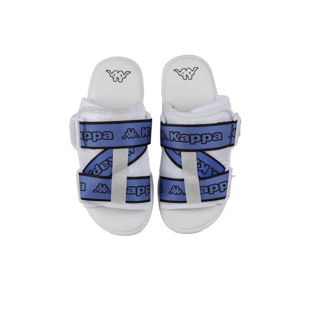 Sandalias Kappa Logo Tape Kalpi Blancos Azules | 78314-PKGJ