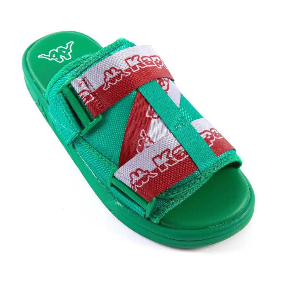 Sandalias Kappa Logo Zirk 1 Verdes | 10758-XTNV