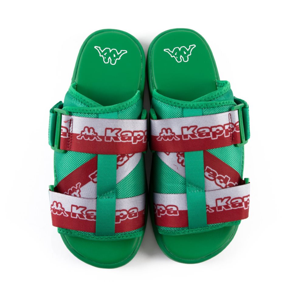 Sandalias Kappa Logo Zirk 1 Verdes | 10758-XTNV