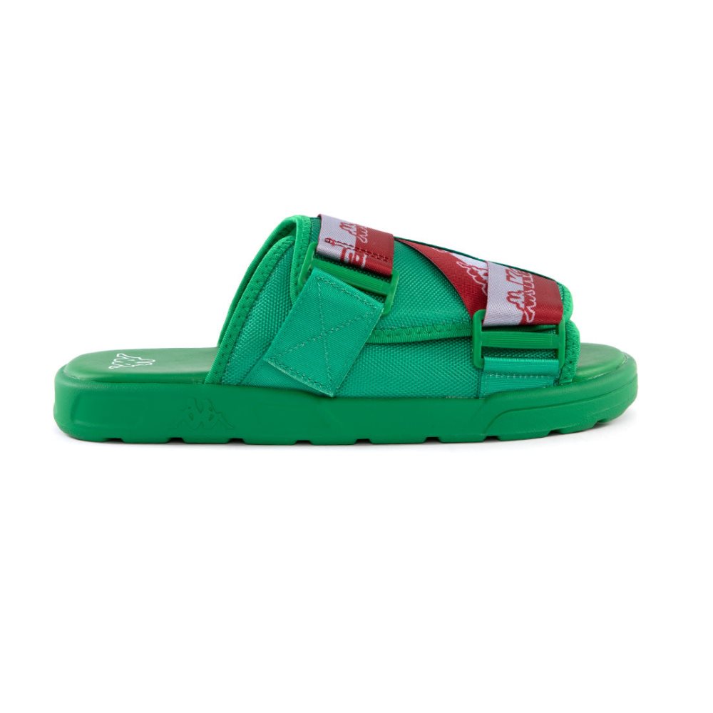 Sandalias Kappa Logo Zirk 1 Verdes | 10758-XTNV