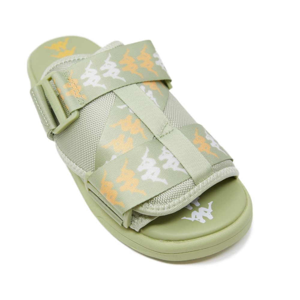 Sandalias de Diapositivas Kappa 222 Banda Mitel 7 Verdes Verde Oliva | 10896-EQMJ