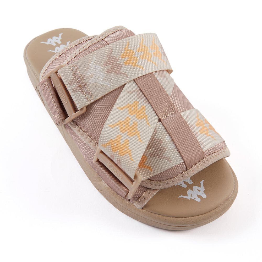 Sandalias de Diapositivas Kappa 222 Banda Mitel 8 Beige Amarillos Claro | 53078-SBDL