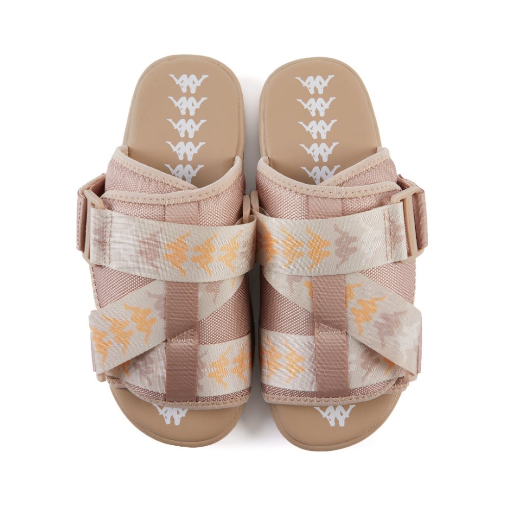 Sandalias de Diapositivas Kappa 222 Banda Mitel 8 Beige Amarillos Claro | 53078-SBDL