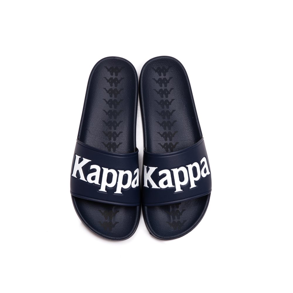 Sandalias de Diapositivas Kappa 222 Banda Adam 9 Azules Blancos | 91752-XSIV