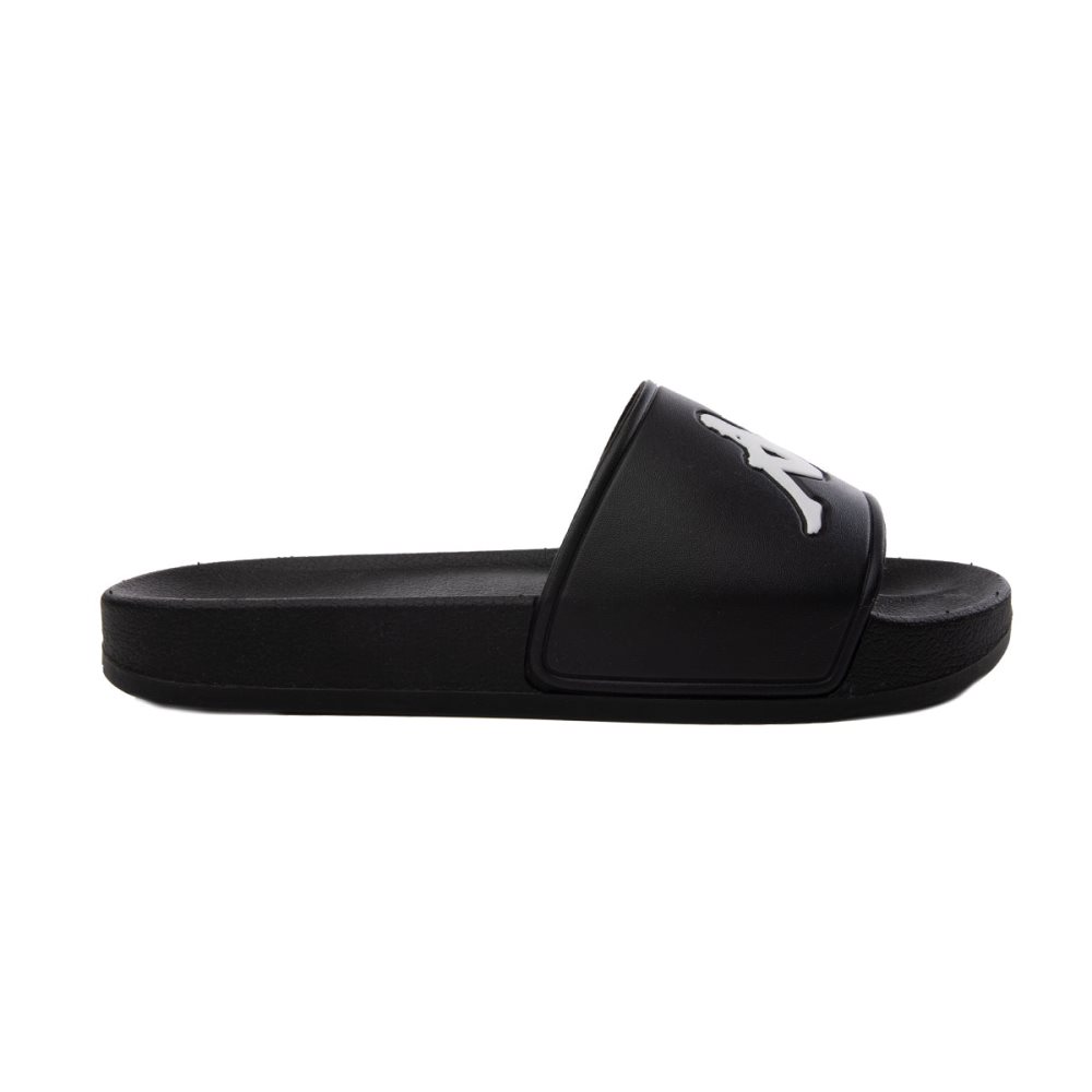 Sandalias de Diapositivas Kappa Authentic Adam 2 Negros Blancos | 38169-GFTC