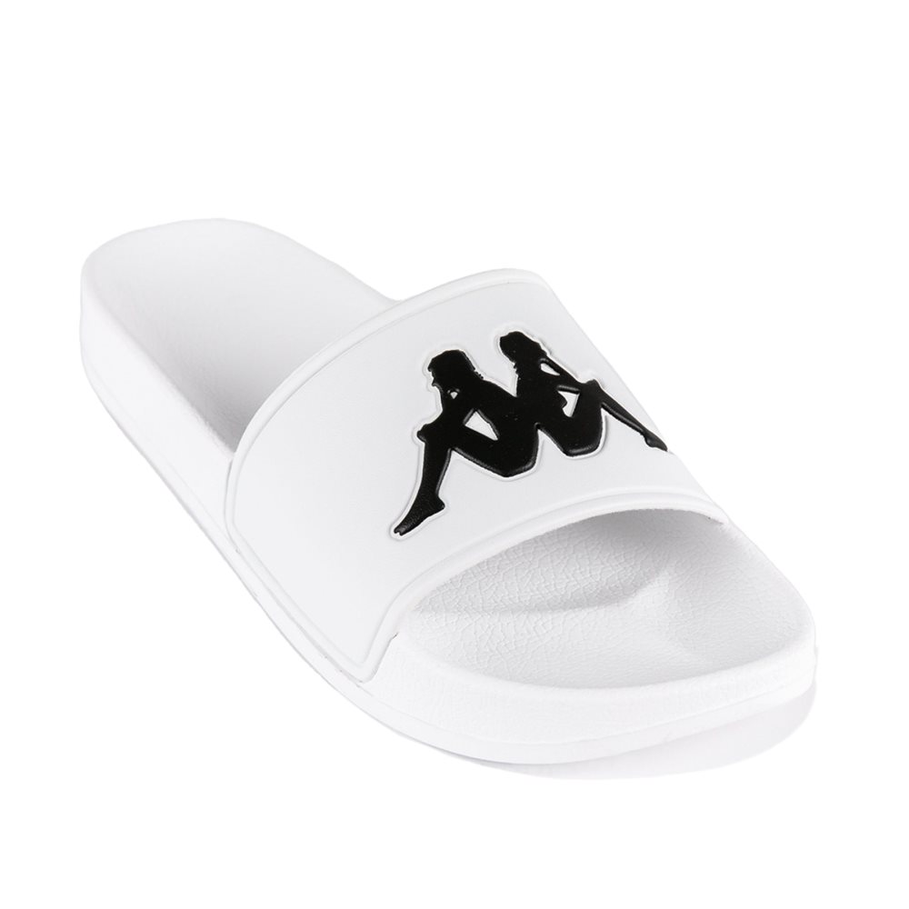 Sandalias de Diapositivas Kappa Authentic Adam 2 Blancos Negros | 71564-TJZH