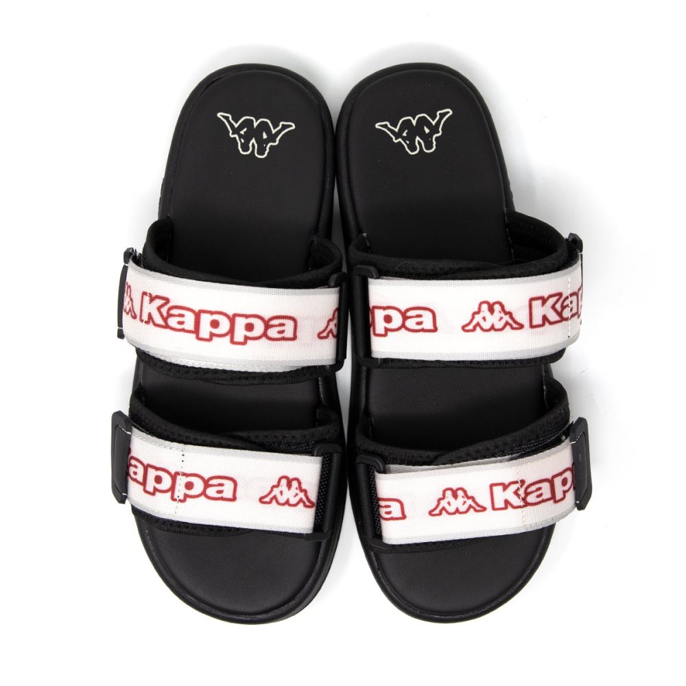 Sandalias de Diapositivas Kappa Logo Kalente Negros | 40298-IVOG