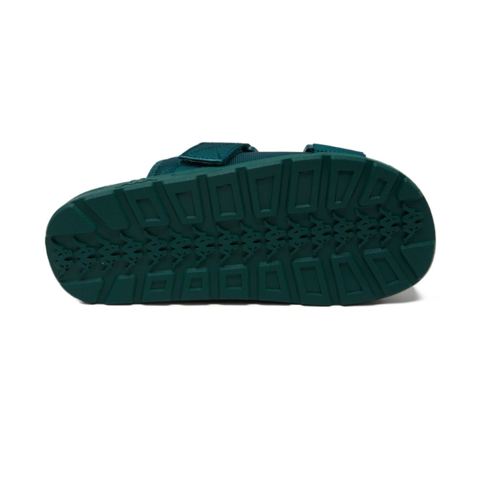 Sandalias de Diapositivas Kappa Logo Tape Kalpi Verdes Oscuro | 05634-ZEMN