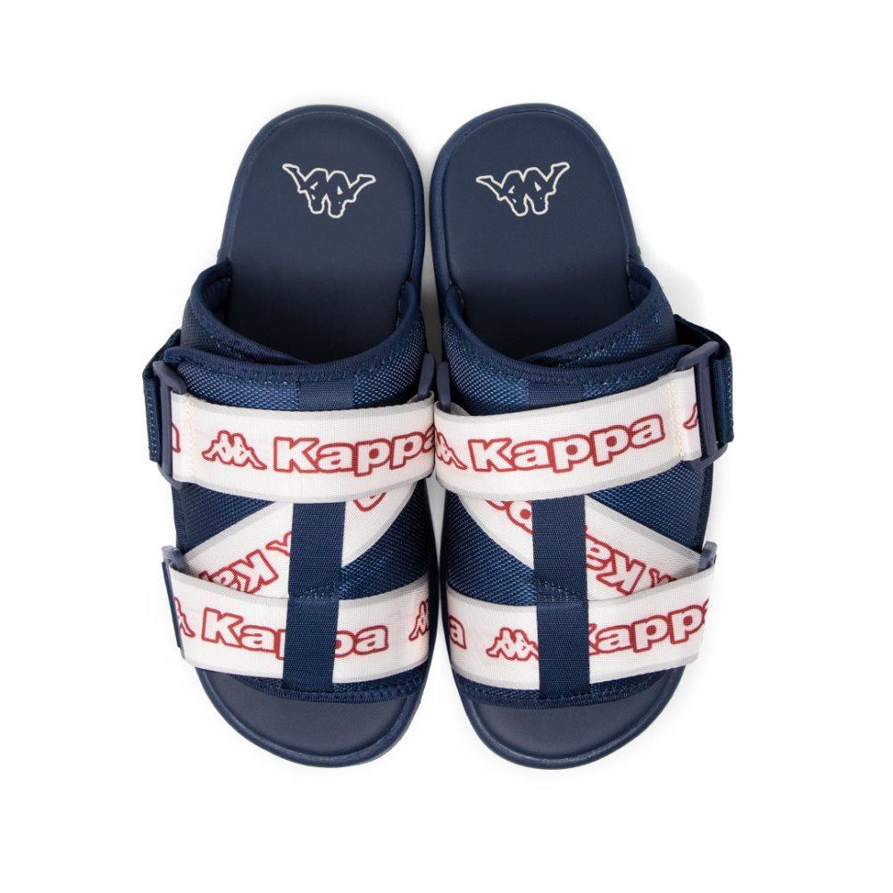 Sandalias de Diapositivas Kappa Logo Tape Kalpi Azules Azul Marino | 39128-WZRF