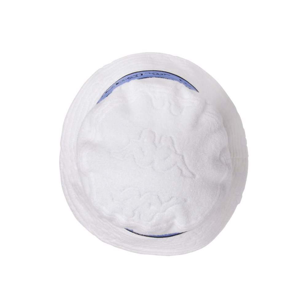 Sombreros De Pescador Kappa Logo Tape Ello Blancos Azules | 36810-EPQX