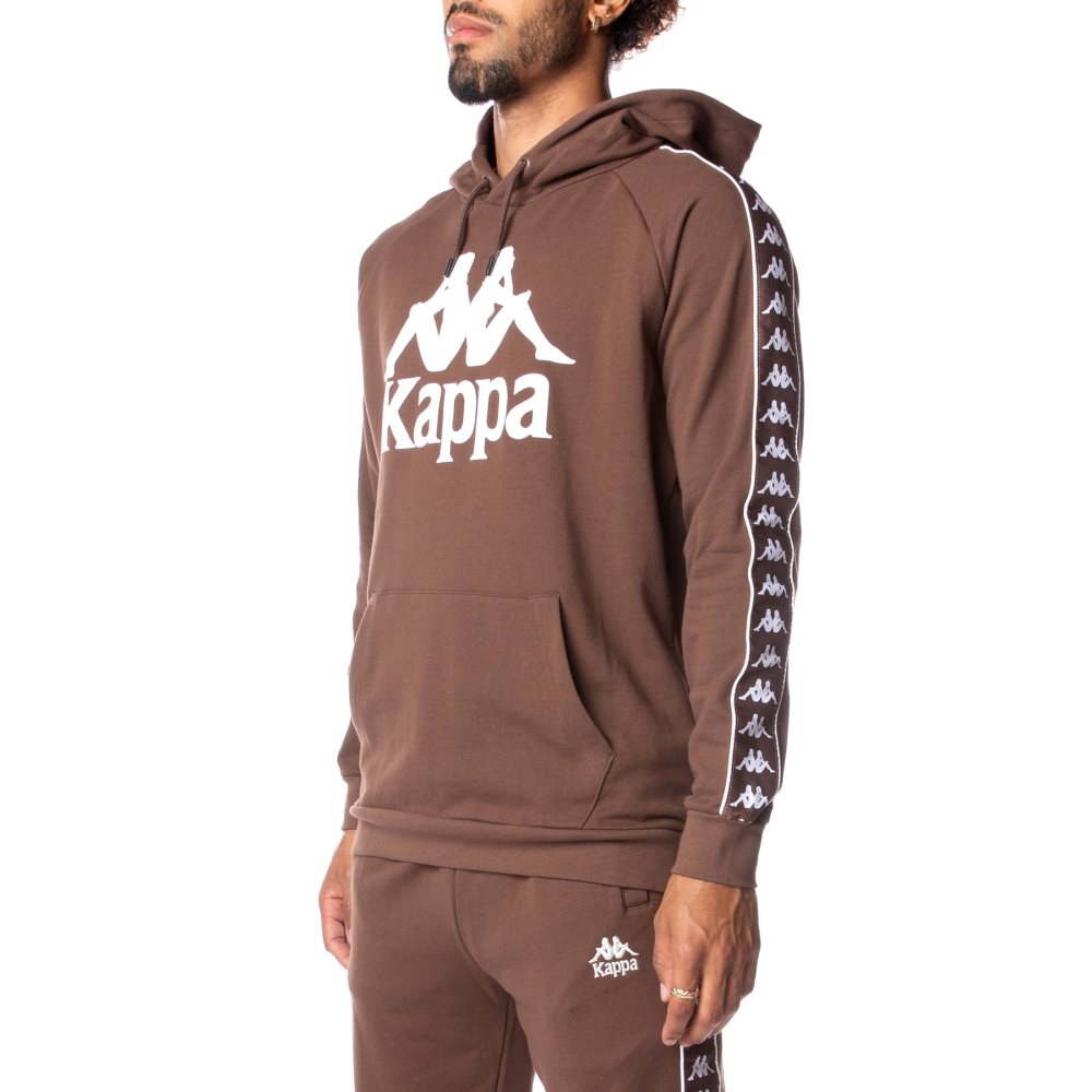 Sudadera Con Capucha Kappa 222 Banda Hurtado 2 Marrom | 16349-ONVB