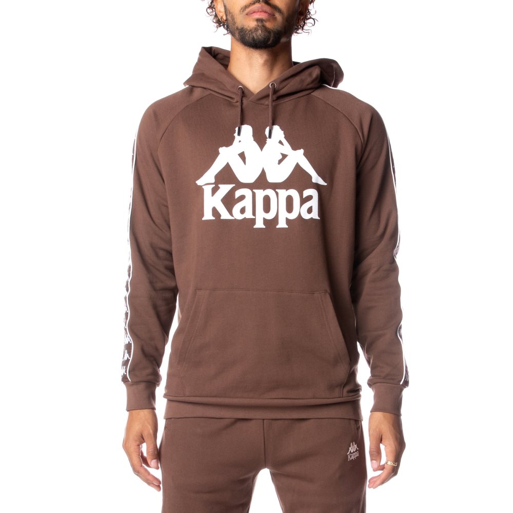 Sudadera Con Capucha Kappa 222 Banda Hurtado 2 Marrom | 16349-ONVB