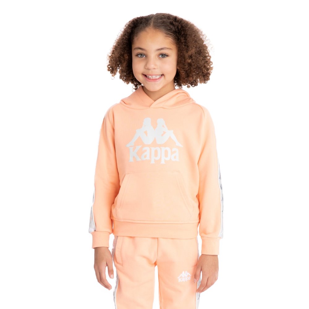 Sudadera Con Capucha Kappa 222 Banda Hurtado 4 Coral | 23910-MPRW