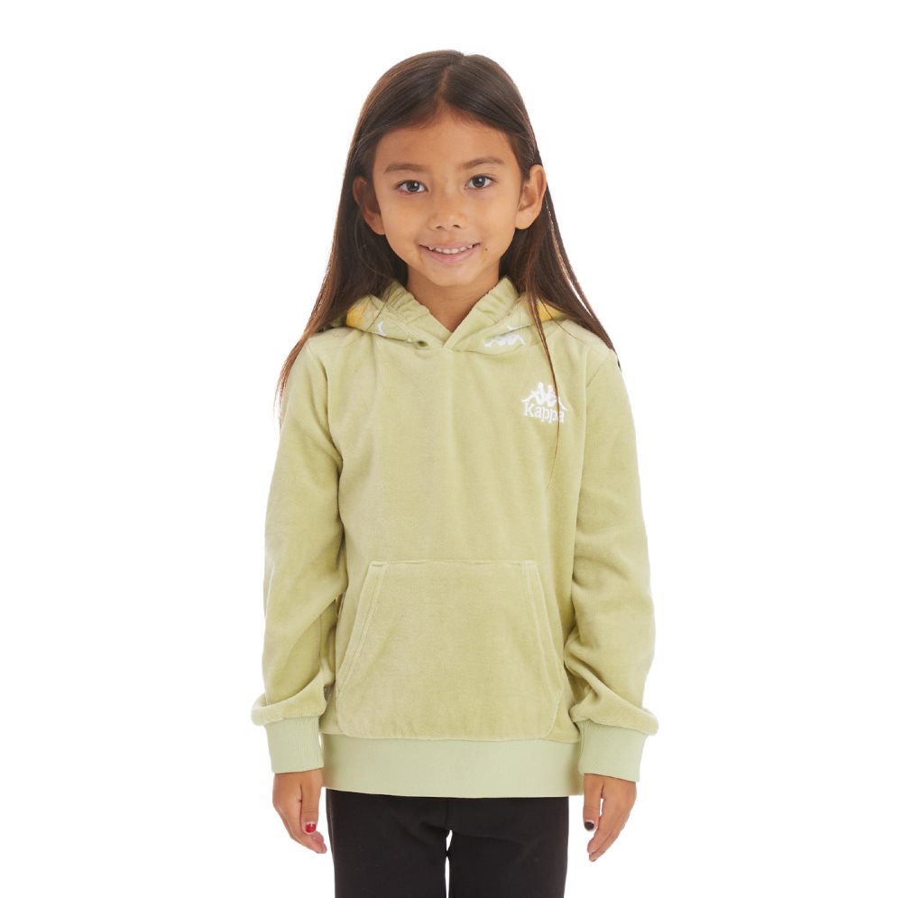 Sudadera Con Capucha Kappa 222 Banda Loredo Verdes Verde Oliva | 50673-YPSB