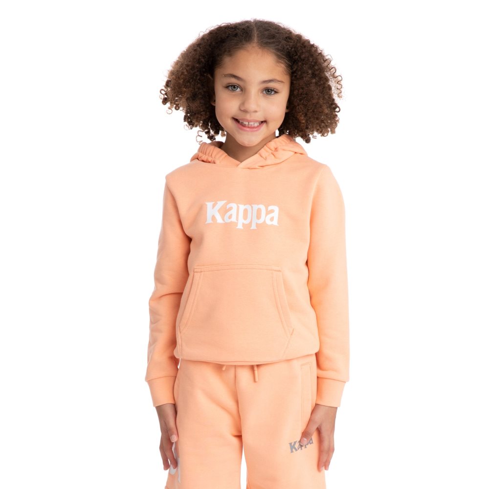 Sudadera Con Capucha Kappa Authentic Haris Coral | 13849-TGIF