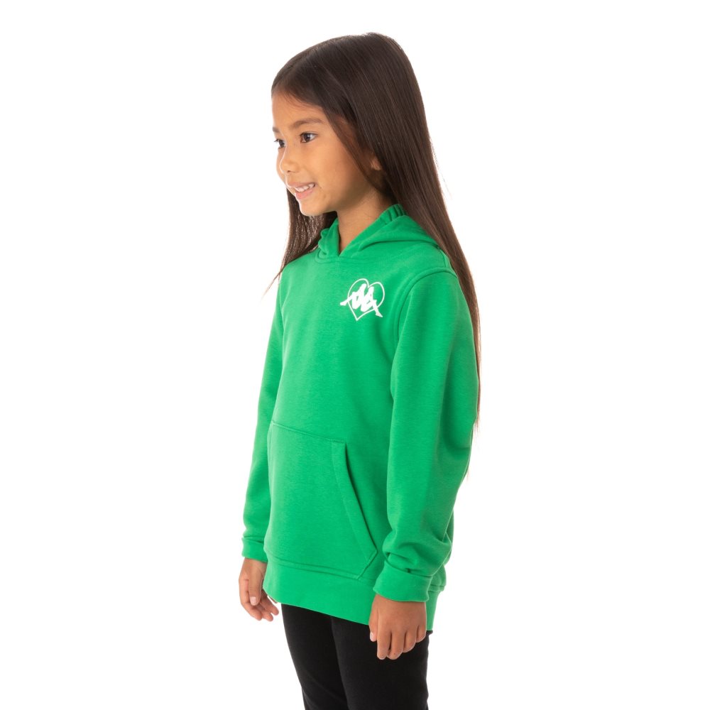 Sudadera Con Capucha Kappa Authentic Love Torun Verdes | 81032-LQKR