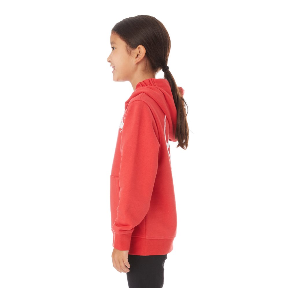 Sudadera Con Capucha Kappa Authentic Love Torun Rojos | 81652-NCTX