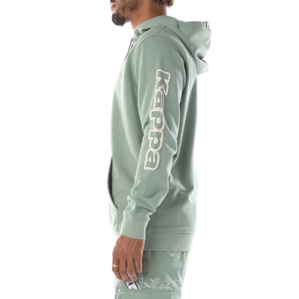 Sudadera Con Capucha Kappa Logo Avo Verde Oliva | 91542-ABWK