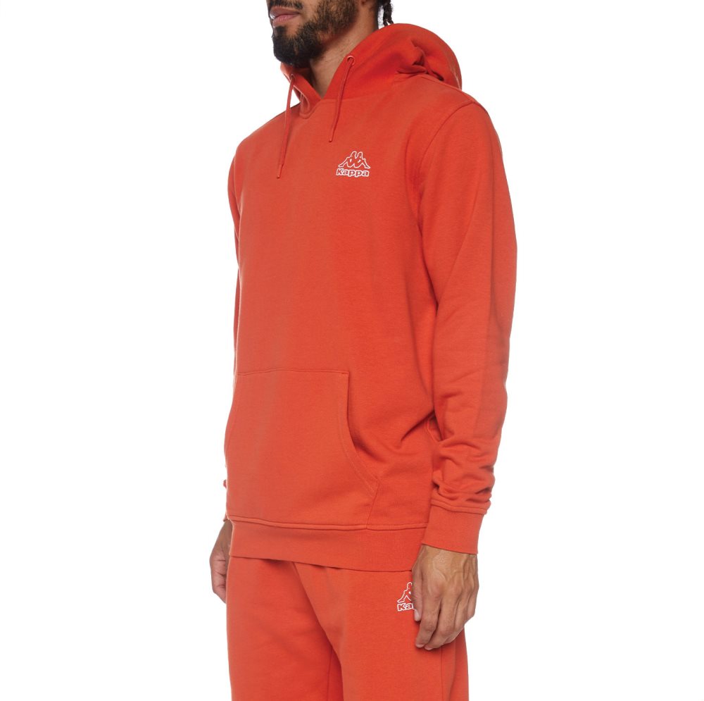 Sudadera Con Capucha Kappa Logo Covington Naranjas | 04625-ZUEJ