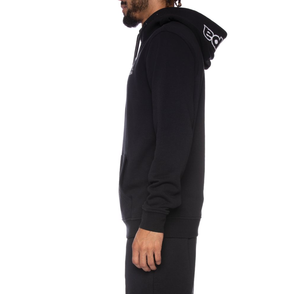 Sudadera Con Capucha Kappa Logo Covington Negros | 21358-NTDX