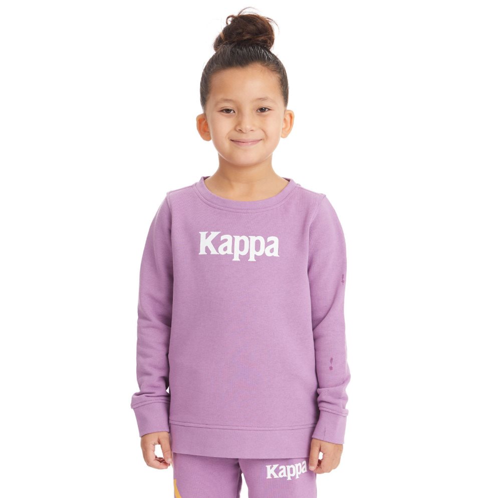 Sudaderas Kappa Authentic Emmen Morados Lavanda | 09362-PGBO