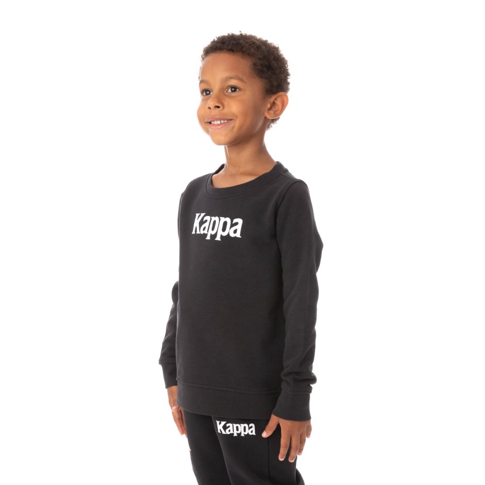 Sudaderas Kappa Authentic Emmen Negros | 54190-QRWA