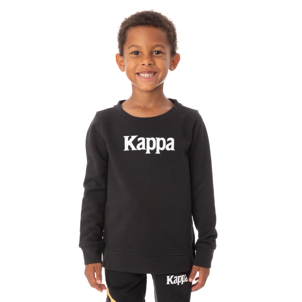 Sudaderas Kappa Authentic Emmen Negros | 54190-QRWA