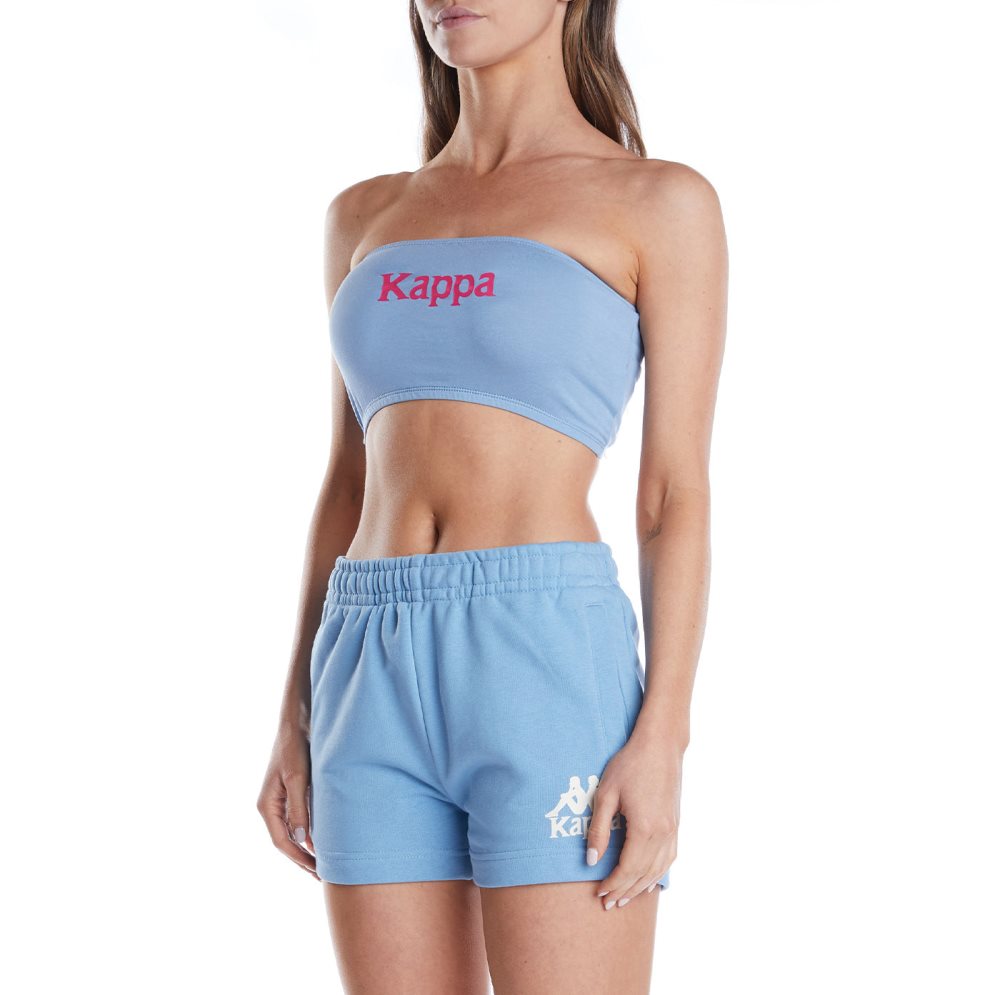 Sujetador Bandeau Kappa Authentic Ambohidratrimo Azules Claro Marrom | 49503-XRNM