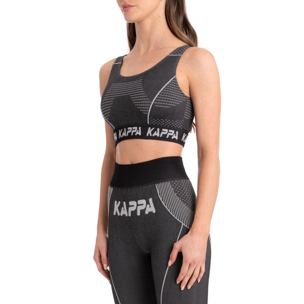 Sujetadores Deportivos Kappa Authentic Myslovice Negros | 59368-JHNA