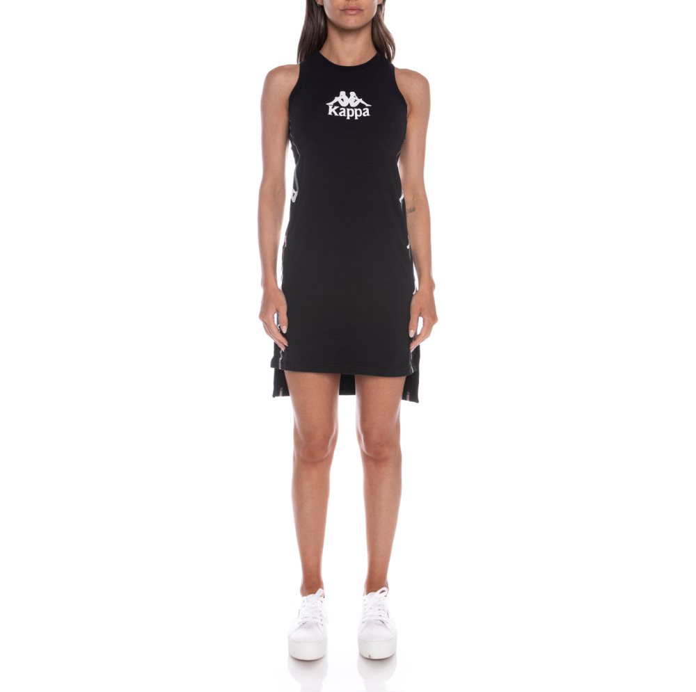 Vestido Kappa Authentic Ryerson Negros | 07861-ICOH